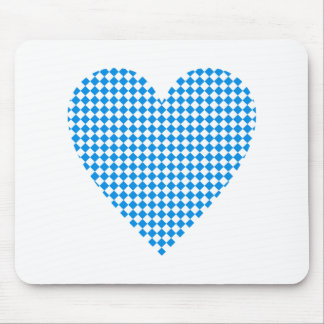 Bayern Herz Rauten Bavaria heart diamonds マウスパッド
