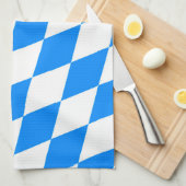 Bayern Rauten Fahne キッチンタオル (四つ折り)