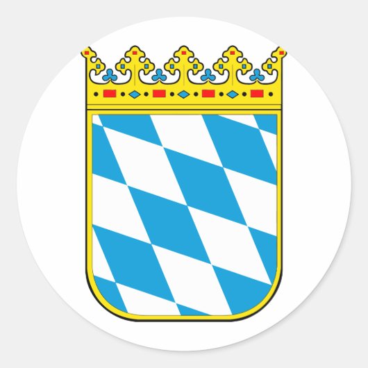 Bayern Wappen ラウンドシール (正面)