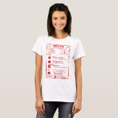 Bayesian_Theorem Tシャツ (正面フル)