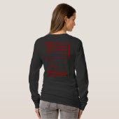 Bayesian_Theorem Tシャツ (裏面フル)