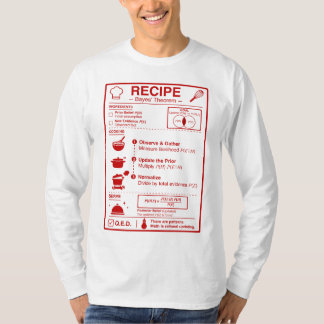 Bayesian_Theorem Tシャツ