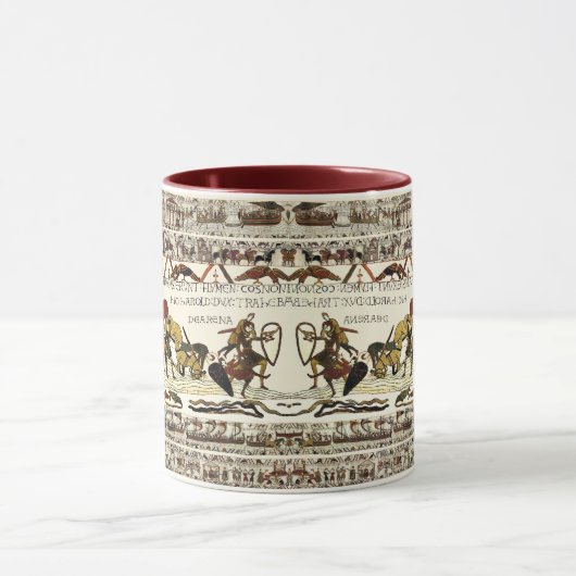 BAYEUX TAPESTRYウィリアムアットモンサンミシェル マグカップ (中央)