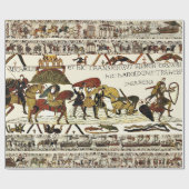 BAYEUX TAPESTRYウィリアムアットモンサンミシェル ラッピングペーパー (フラット)