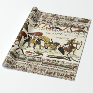 BAYEUX TAPESTRYウィリアムアットモンサンミシェル ラッピングペーパー