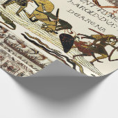 BAYEUX TAPESTRYウィリアムアットモンサンミシェル ラッピングペーパー (角)