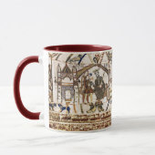 BAYEUX TAPESTRYキングエドワード懺悔師とハロルド マグカップ (左)