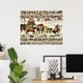 BAYEUX TAPESTRY モン・サン・ミシェルでのウィリアム ポスター (ホームオフィス)