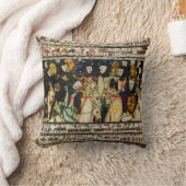 BAYEUX TAPESTRY 1066ハロルド王の死 クッション (ブランケット)