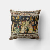 BAYEUX TAPESTRY 1066ハロルド王の死 クッション (裏面)