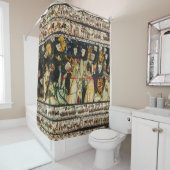BAYEUX TAPESTRY 1066ハロルド王の死 シャワーカーテン (インサイチュ)