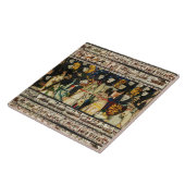 BAYEUX TAPESTRY 1066ハロルド王の死 タイル (側面)