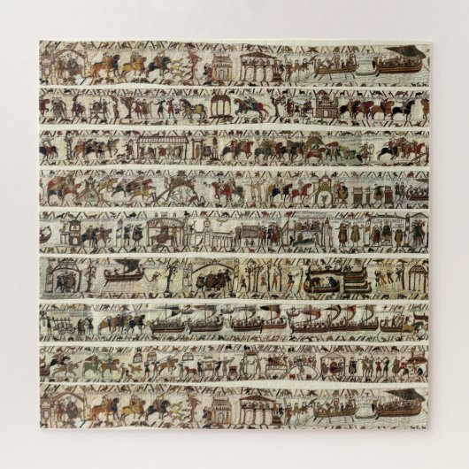 BAYEUX TAPESTRY 1066ヘイスティングスの戦い ジグソーパズル (横)