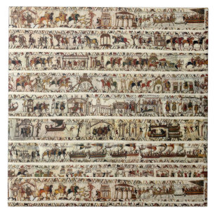 BAYEUX TAPESTRY 1066ヘイスティングスの戦い タイル