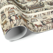 BAYEUX TAPESTRY 1066ヘイスティングスの戦い ラッピングペーパー (ロールコーナー)