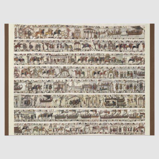 BAYEUX TAPESTRY 1066ヘイスティングスの戦い 薄葉紙 (正面)
