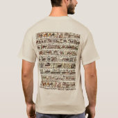 BAYEUX TAPESTRY 1066ヘイスティングスの戦い Tシャツ (裏面)
