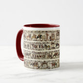 BAYEUX TAPESTRY 1066 Battle of Hastings,中世 マグカップ (正面左)