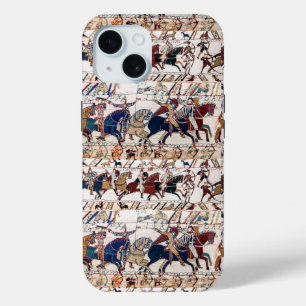 BAYEUX TAPESTRY 1066 NORMAN KNIGHTS AND ARCHERS iPhone 15ケース
