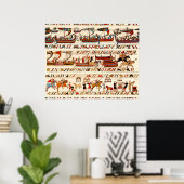 BAYEUX TAPESTRY 1066,NORMAN KNIGHTS ,VIKING SHIPS ポスター (ホームオフィス)