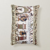 BAYEUX TAPESTRY Harold聖遺物に誓いを立てた アクセントクッション (裏面(縦))