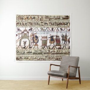 BAYEUX TAPESTRY Harold聖遺物に誓いを立てた タペストリー