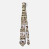 BAYEUX TAPESTRY Harold聖遺物に誓いを立てた ネクタイ (正面)