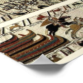 BAYEUX TAPESTRY Harold聖遺物に誓いを立てた ポスター (角)