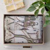 BAYEUX TAPESTRY Harold聖遺物に誓いを立てた 薄葉紙 (ギフト)