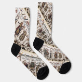 Bayeux Tapestry - King Harold Coronation ソックス (右)