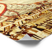 BAYEUX TAPESTRY,ODO IN THE BATTLE OF HASTINGS 1066 ポスター (角)