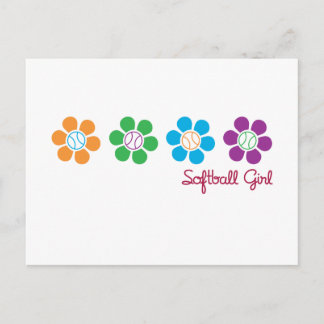 Bayflowerのソフトボール ポストカード