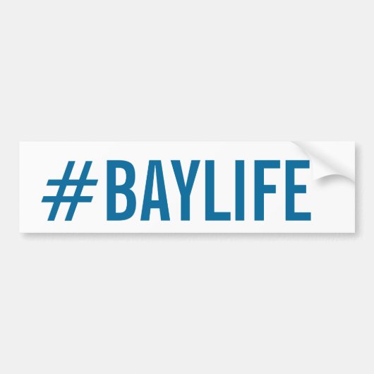 #Baylife バンパーステッカー (正面)