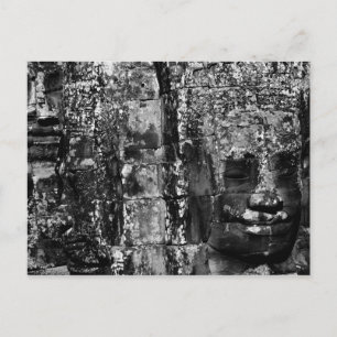 Bayon (郵便はがき)の顔 ポストカード