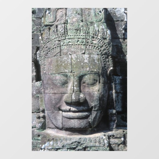 Bayon Temple in Angkor Wat – カンボジア ウィンドウサイン (シート)