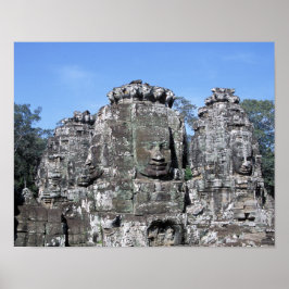 Bayon Temple in Angkor Wat - Cambodia ポスター