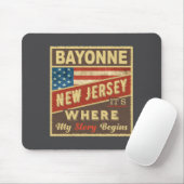 Bayonne Nj Its Where My Story Begins  マウスパッド (マウス)