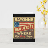 Bayonne Nj Its Where My Story Begins _1  カード (黄色い花)