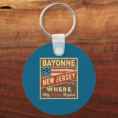 Bayonne Nj Its Where My Story Begins _1  キーホルダー (正面)