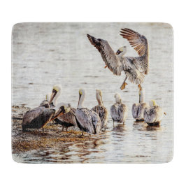 Bayouのカッティングボード上のペリカン カッティングボード