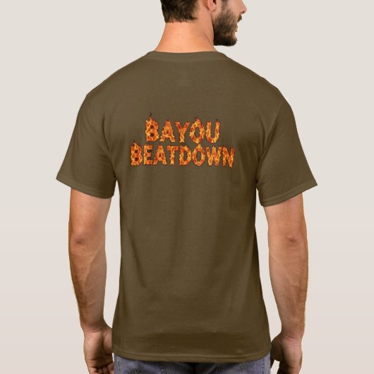 Bayou Beatdown shirt Tシャツ (裏面)