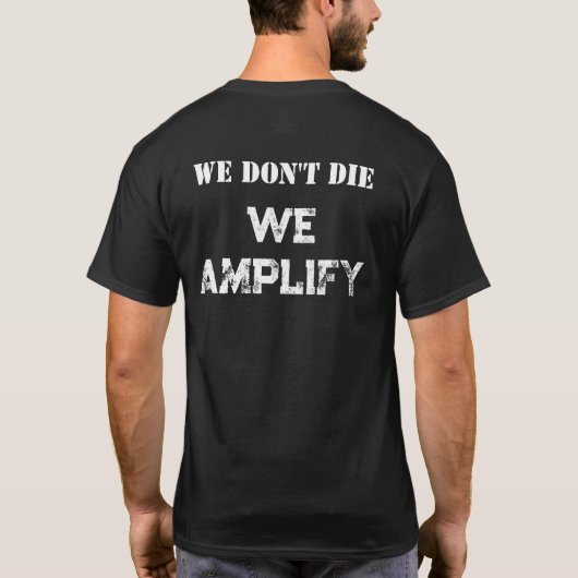 Bayou Beatdown We Don't Die We Amplify Tシャツ (裏面)