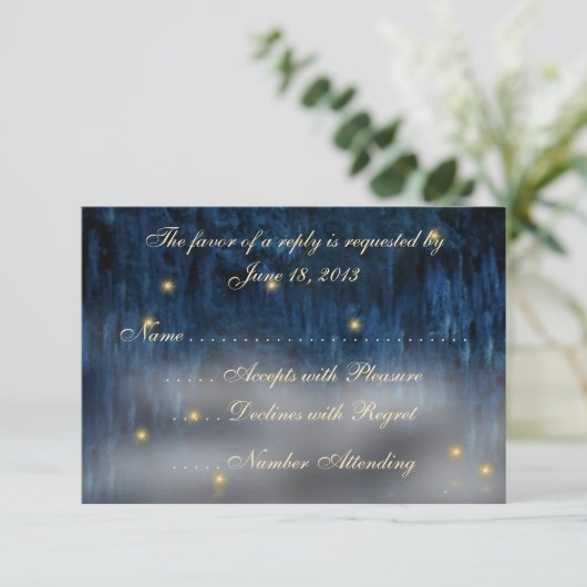 Bayou Bliss RSVPカード (スタンド正面)