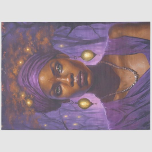 Bayou Forest Witch – Gothic Decoupage Voodoo 薄葉紙 (正面)