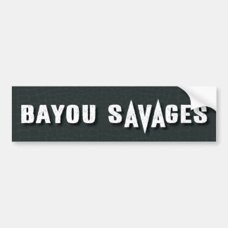 Bayou Savages bumper sticker バンパーステッカー