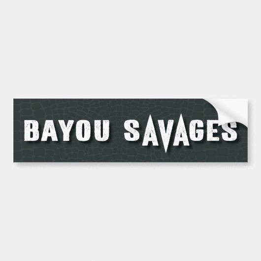 Bayou Savages bumper sticker バンパーステッカー (正面)