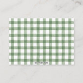 Bayou Swamp赤ちゃんシャワー予約リクエストカード エンクロージャーカード (裏面)