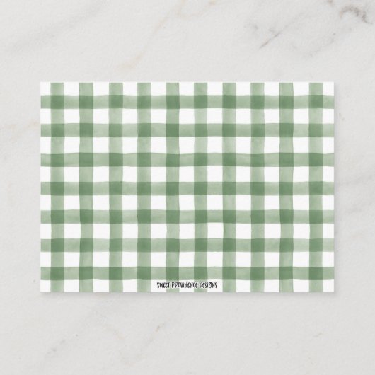 Bayou Swamp赤ちゃんシャワー予約リクエストカード エンクロージャーカード (裏面)