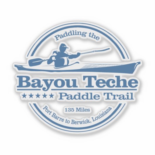 Bayou Teche PT (SK) シール (正面)