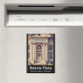 Bayou Vista Courthouse – Southern Psychos Collecti マグネット (インサイチュ (食洗機))